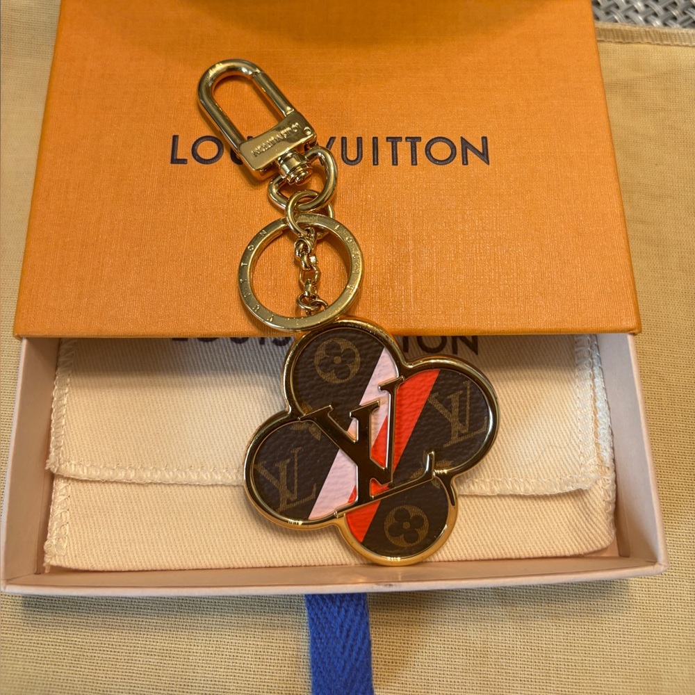 Louis Vuitton Monogram Flower Key Holder & Charm